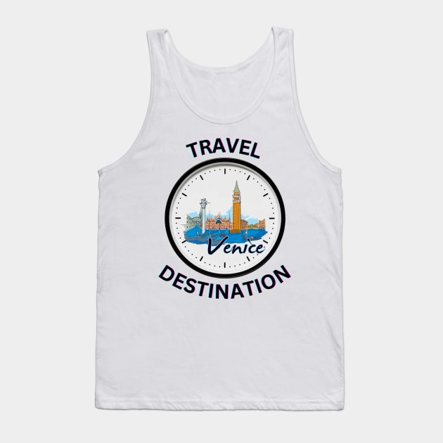 Travel to Venice Tank Top by Voxen X